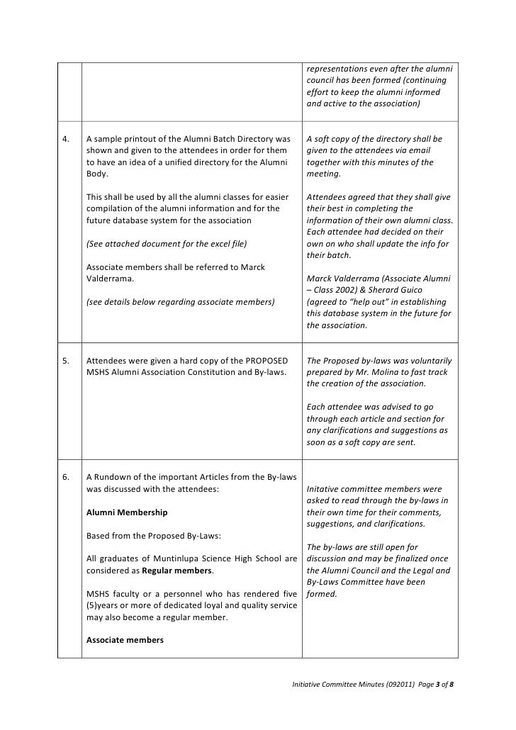 MSHS AA Minutes of the meeting (091911)