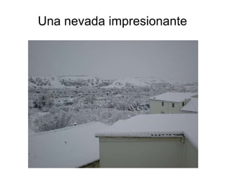 Una nevada impresionante 