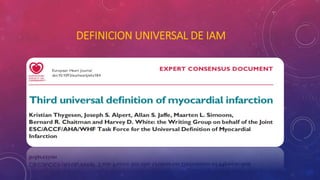 DEFINICION UNIVERSAL DE IAM 
 