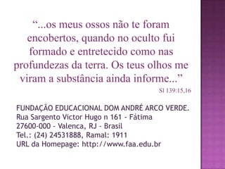 PROCEDIMENTOMarcação da área