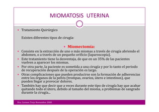 Miomatosis Uterina