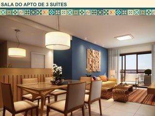 SALA DO APTO DE 3 SUÍTES
 
