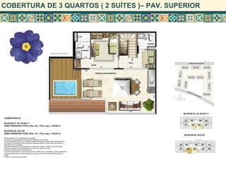 COBERTURA DE 3 QUARTOS ( 2 SUÍTES )– PAV. SUPERIOR
 