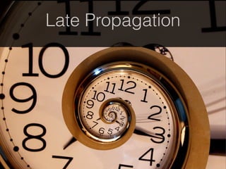 Clone changes
Clones and bugs
Tracking Entities
Late Propagation
 