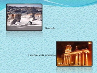 Catedral vista nocturna Fiambala 