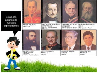 Estos son
algunos de
nuestros
expresidentes
 