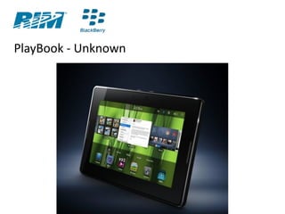 PlayBook ‐ Unknown
 