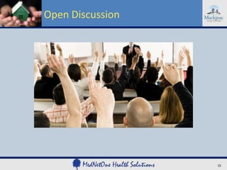 Open Discussion

15

 