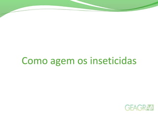 Como agem os inseticidas
 