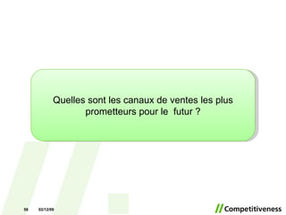 07/06/09 Quelles sont les canaux de ventes les plus prometteurs pour le  futur ? 