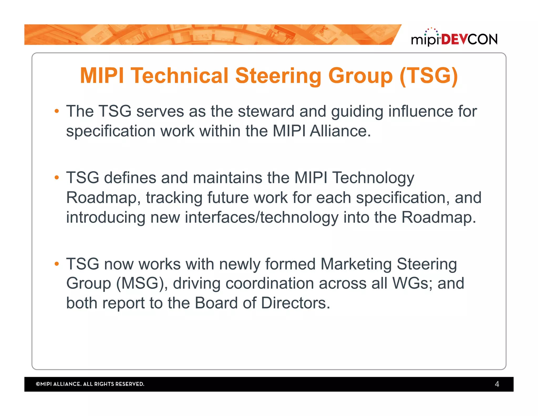 MIPI DevCon 2016: Specifications Roadmap - The Wires for Wireless | PDF