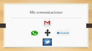 Mis comunicaciones