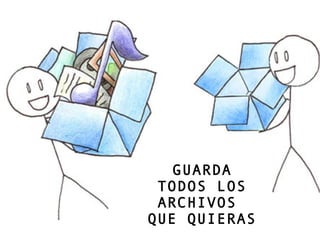 GUARDA
TODOS LOS
ARCHIVOS
QUE QUIERAS
 