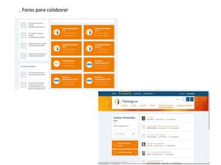 . Foros para colaborar
 