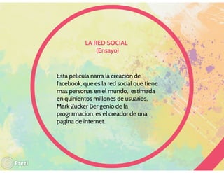 Prezi-"La red social".