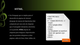 Html De Primera Mi primera pagina web en html con bloc de notas | PPTX