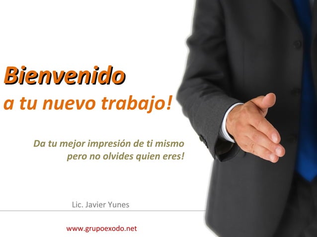 Mi primer dia de trabajo | PPT