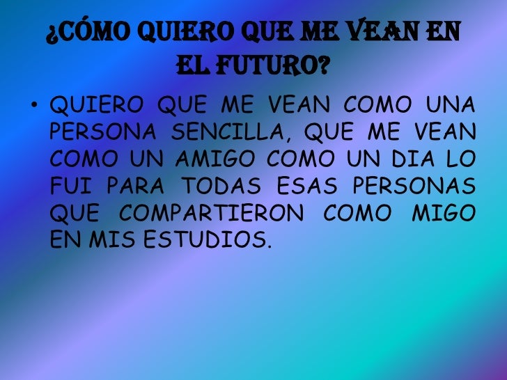 Mi proyecto de vida