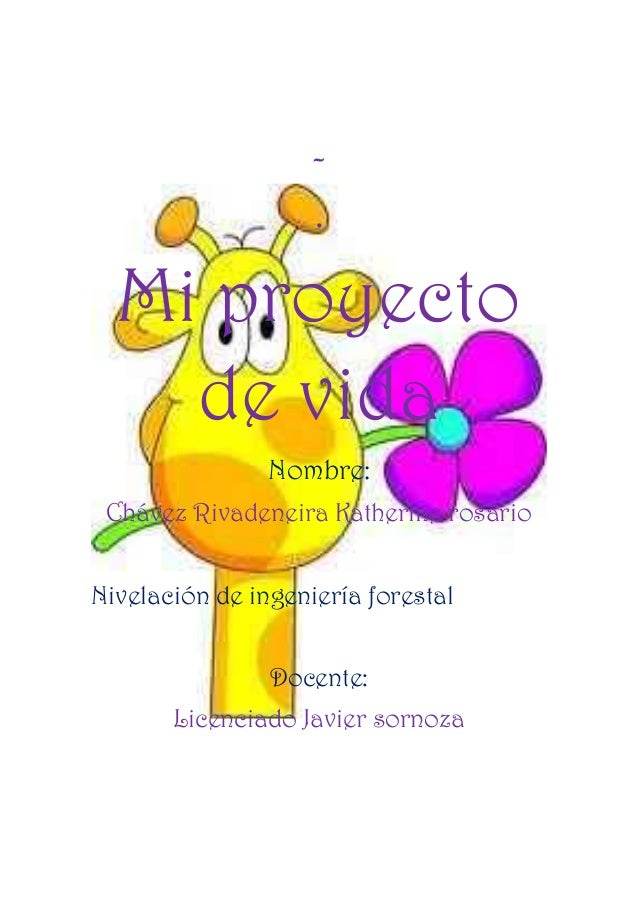 Mi Proyecto De Vida En Word