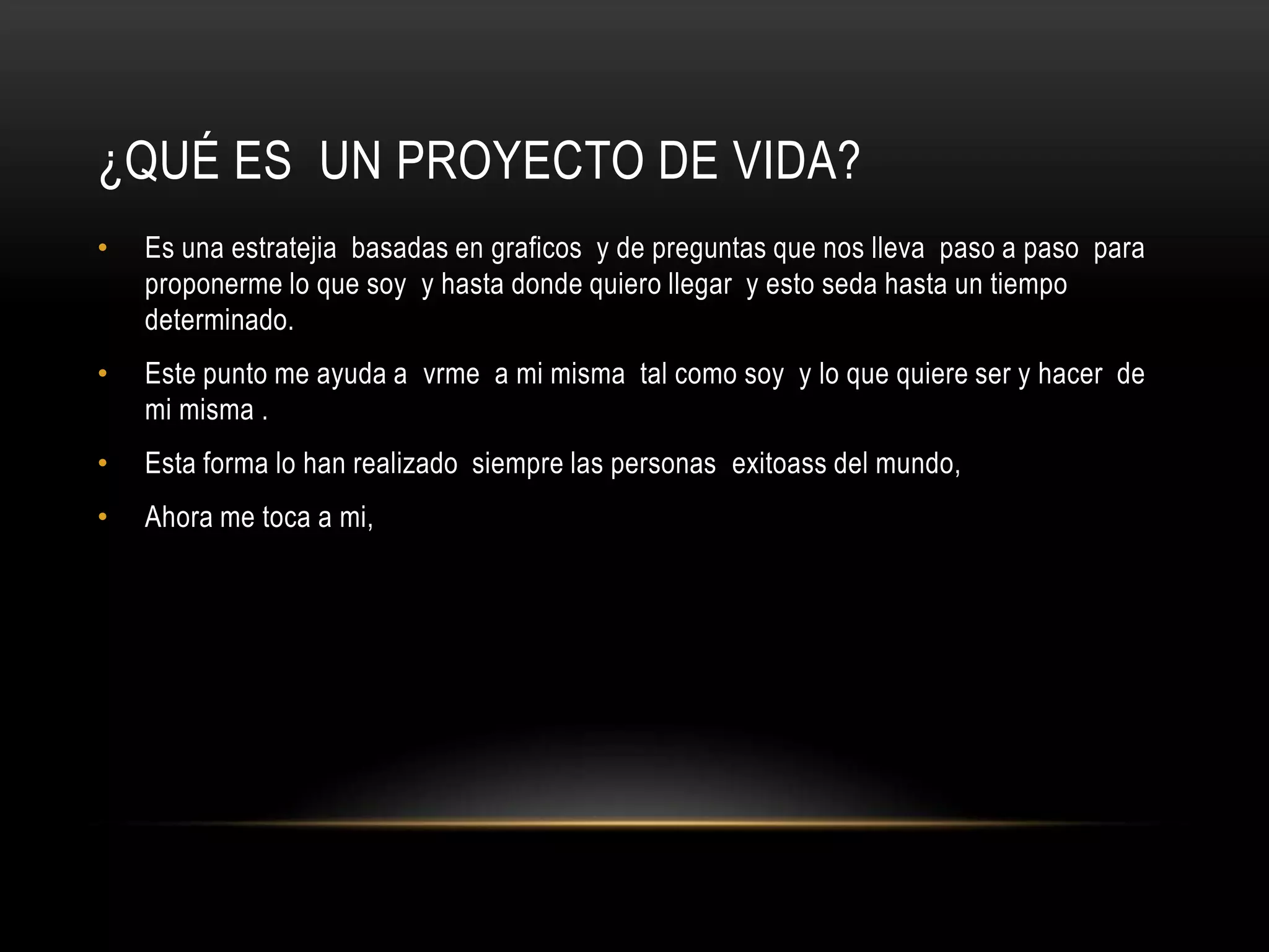 Mi proyecto de vida | PPT