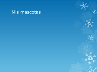 Mis mascotas 
 