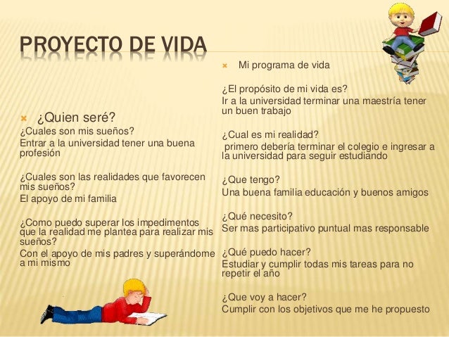 Como Hacer Mi Proyecto De Vida Para El Colegio | 2023