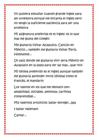 Mi proyecto de vida  vanessa