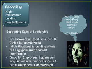 This style is Task Centric and not relationship centric