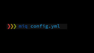 Simplest API Server "miq"