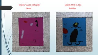 MUJER, TALLO, CORAZÓN
Noela
MUJER ANTE EL SOL
Rodrigo