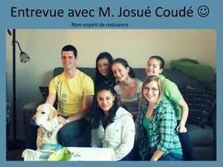 L’entraînement des chiensL’entraînement consiste à faire exécuter au chien une série de comportements qui l’amènera à guider un aveugle sécuritairement, efficacement et confortablement. L’entraînement est essentiellement l’apprentissage d’une série de mouvements, lesquels connectés les uns aux autres, permettent au chien d’éviter un obstacle, de marquer un arrêt, d’exécuter une traversée en ligne droite, de se déplacer dans une foule en mouvement, de sortir ou d’entrer dans un bâtiment, etc.