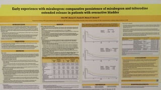 Mirabegron US Commercial Persistence poster AUGS 2014
