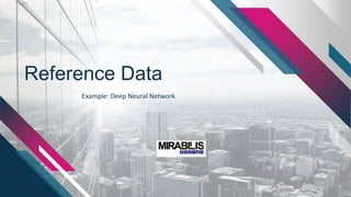 Reference Data
Example: Deep Neural Network
 