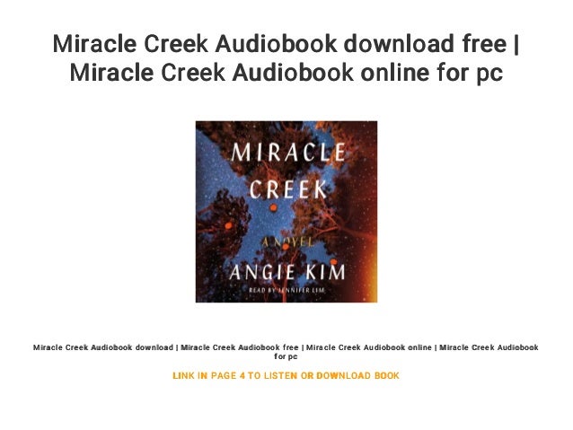 miracle creek book miracle creek book