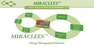 MIRACLEES          TM




Energy Management Software
 