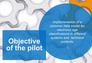 Implementation of a 
common data model for 
electronic age 
classifications in different 
systems and technical 
Objective contexts. 
of the pilot 
 
 