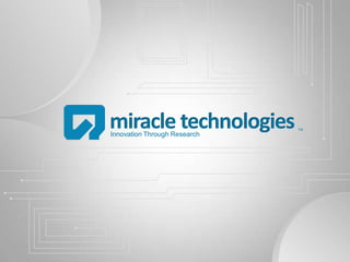 miracle technologies TM Innovation Through Research 