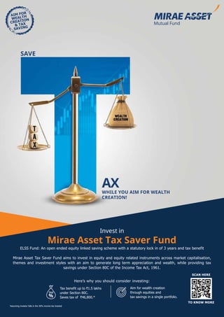 Mirae Asset Tax Saver Fund: Investment Framework & Other Features Explained | Mirae Asset 