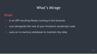 Mirage For Beginners | PDF