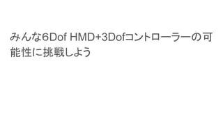 ߤʣDof HMD+3Dofȥ``ο
Ԥ餷褦
 