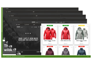 11© 2017 FORRESTER. REPRODUCTION PROHIBITED.
The North Face uses IBM Watson to help
wilderness trekkers find the perfect gear
Source: https://www.thenorthface.com/xps
 