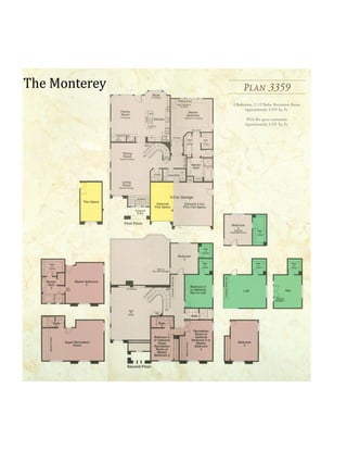 Miramonte floor plans