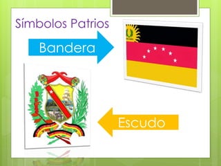 Símbolos Patrios
Escudo
Bandera
 