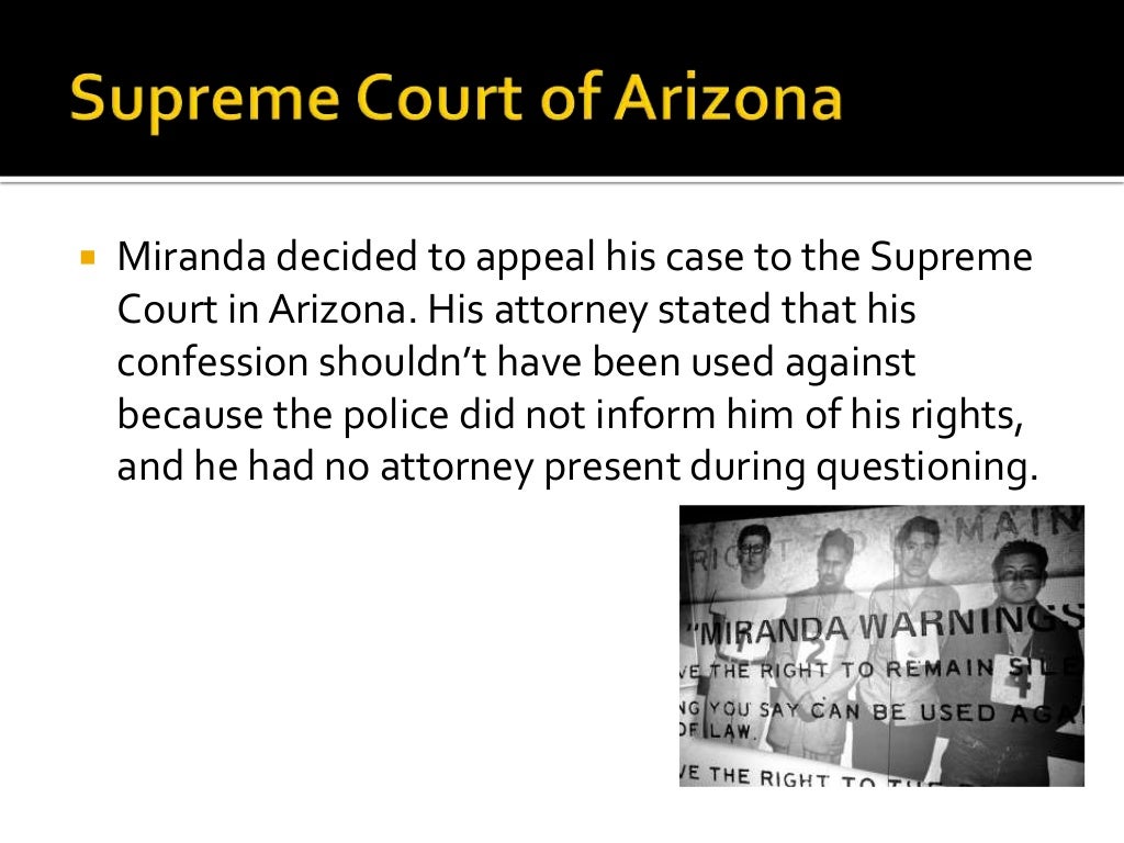 Miranda v. arizona