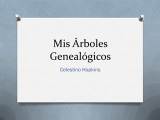 Mis Árboles
Genealógicos
  Celestino Hopkins
 