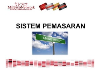 SISTEM PEMASARAN
 