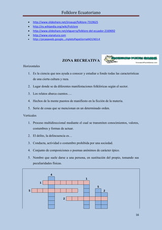 Folklore Ecuatoriano | PDF