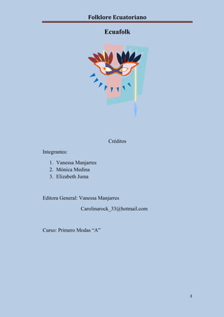 Folklore Ecuatoriano | PDF
