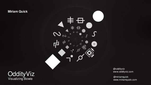 Oddityviz Visualizing Bowie By Miriam Quick