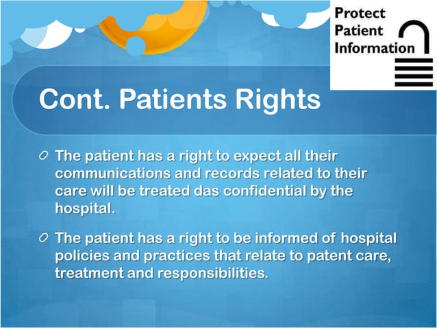 Patients Bill Of Rights